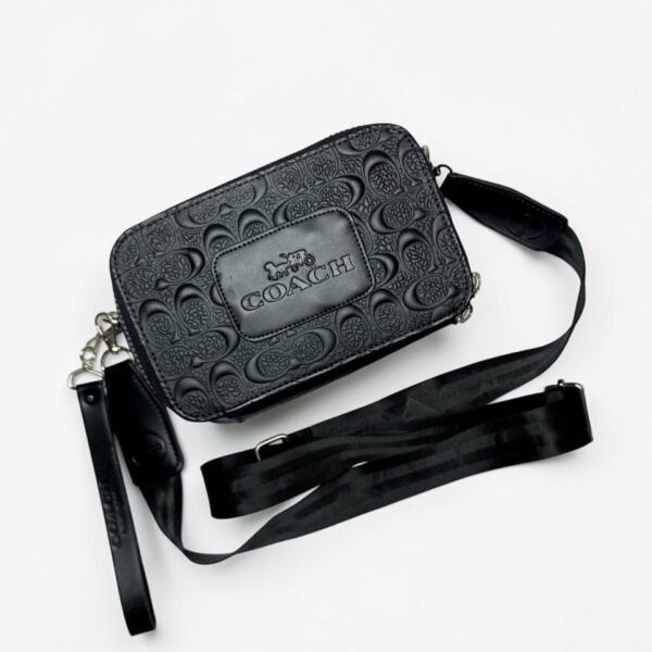 Carriel pequeño para hombre con diseño de patrón C