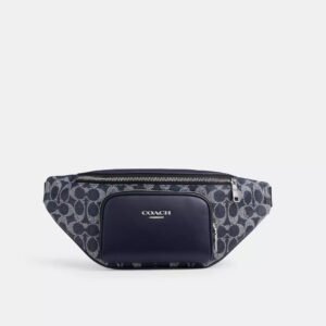 Racer riñonera in signature cuero y lona Original Coach