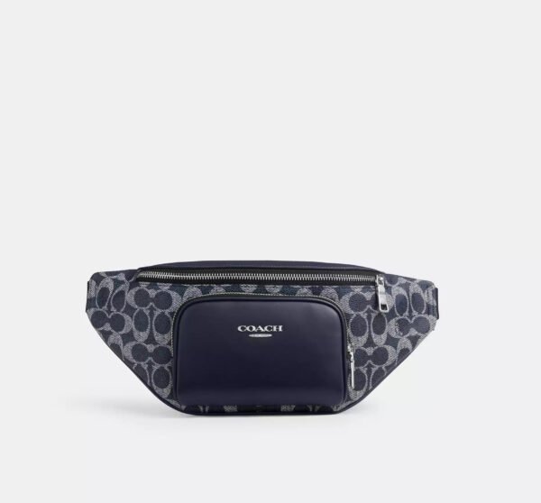 Racer riñonera in signature cuero y lona Original Coach