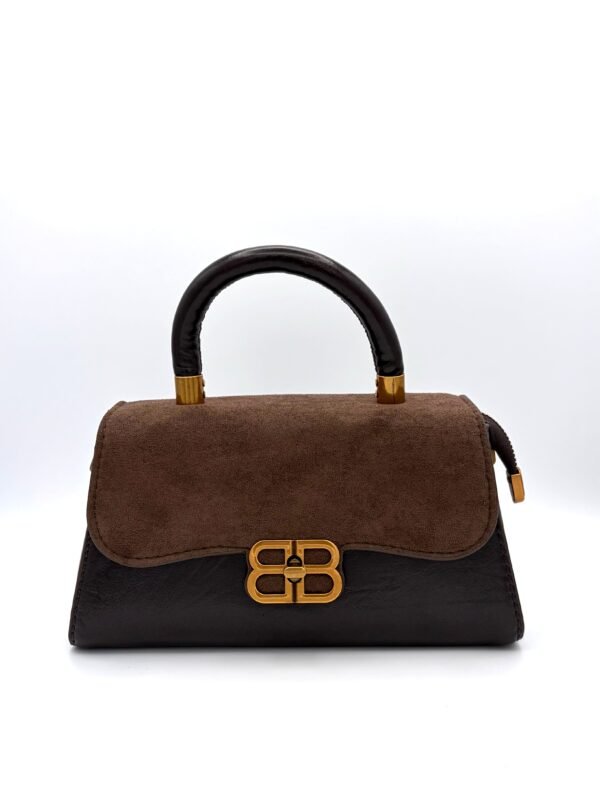 Bolso manos libres satchel café