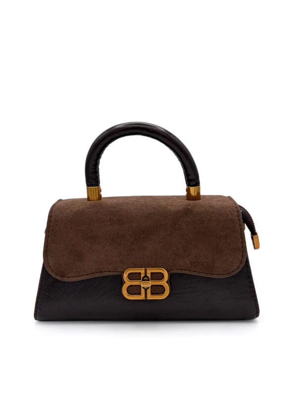 Bolso manos libres satchel café