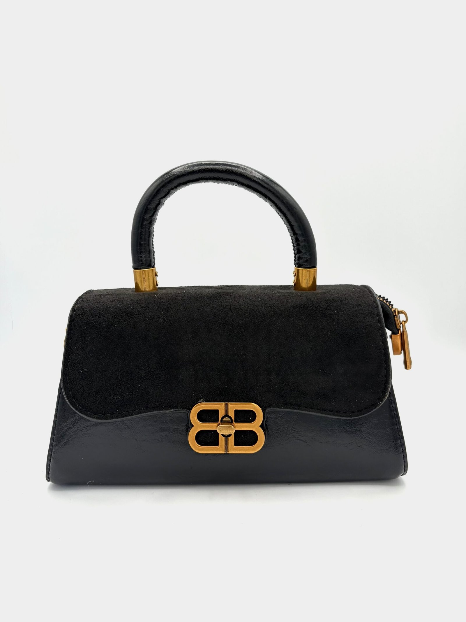 Bolso manos libres satchel negro