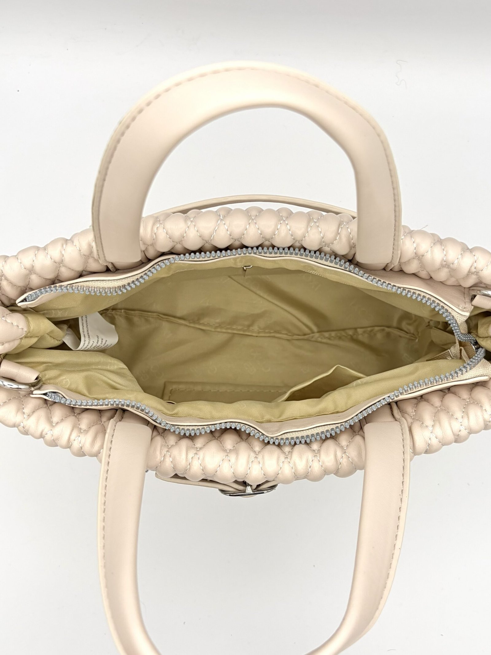 Bolso tote mini beige - Imagen 5