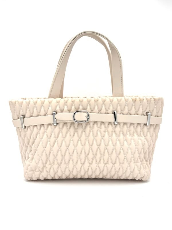 Bolso tote mini beige