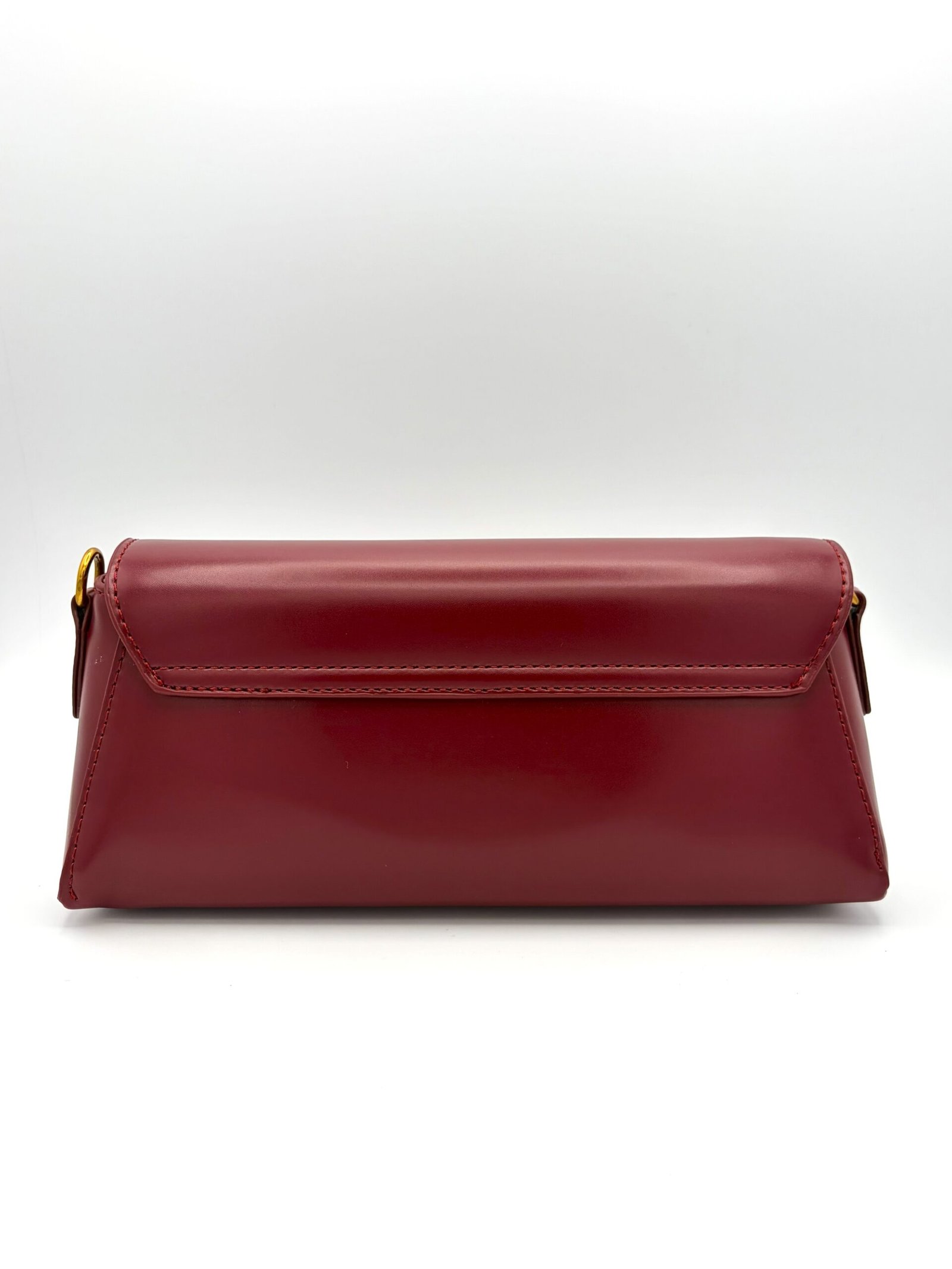 Bolso baguette liso Vinotinto - Imagen 5