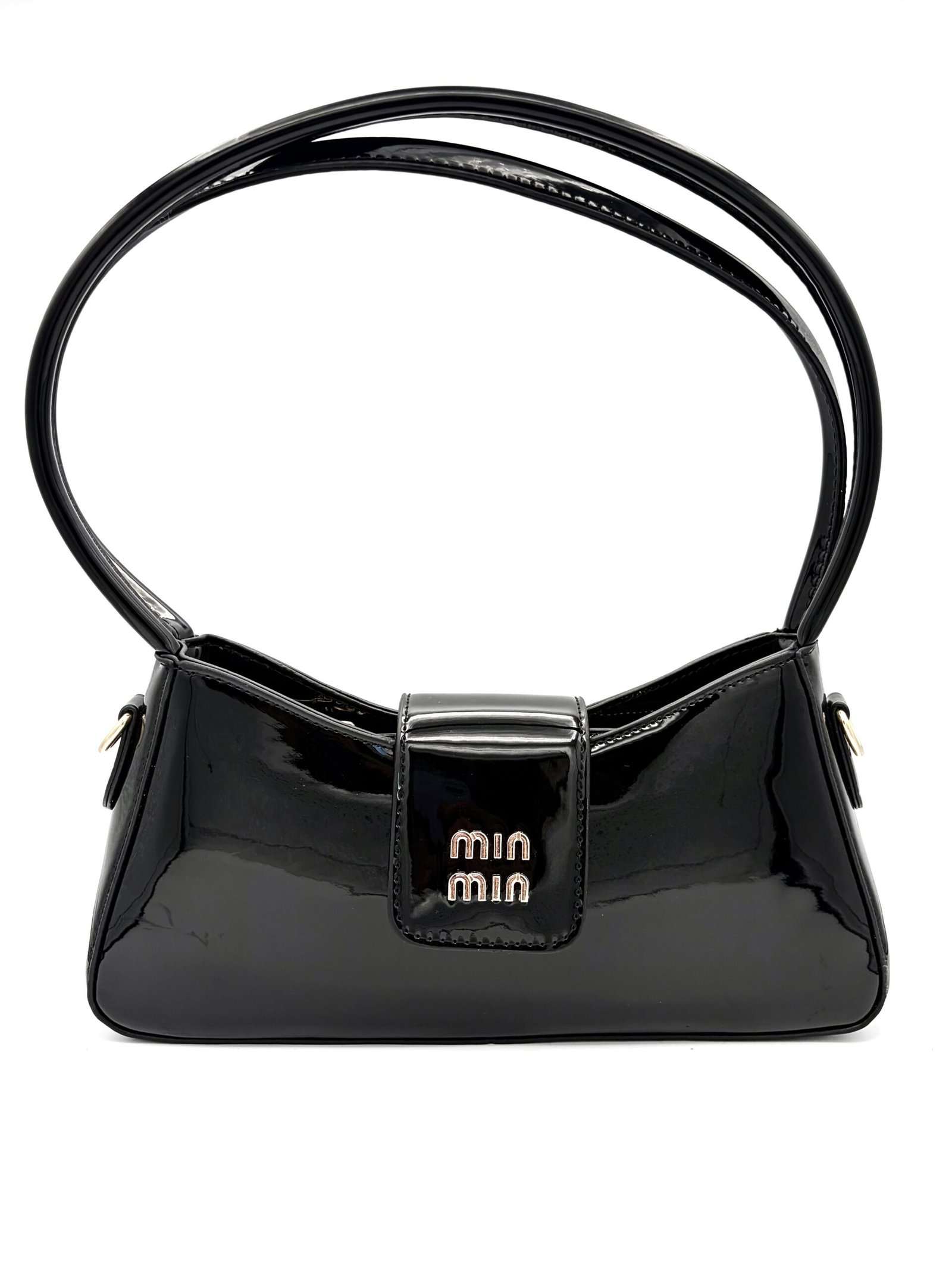 Bolso charol negro