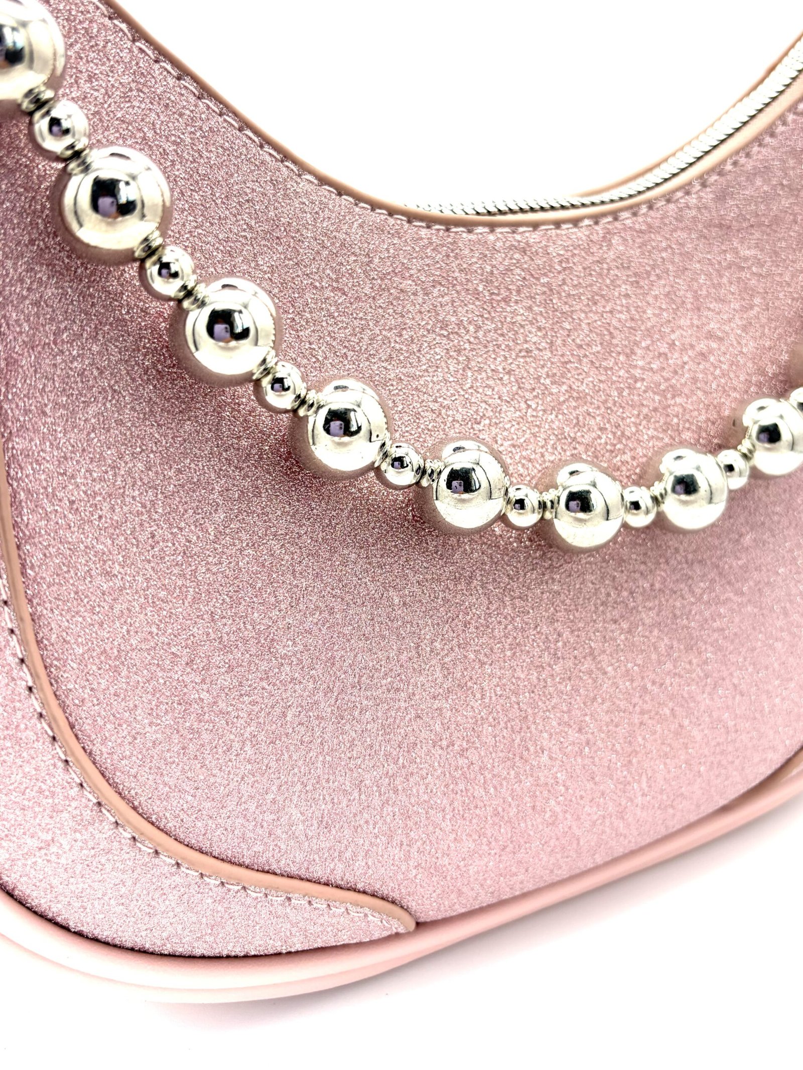 Bolso cadena pepas rosado - Imagen 5