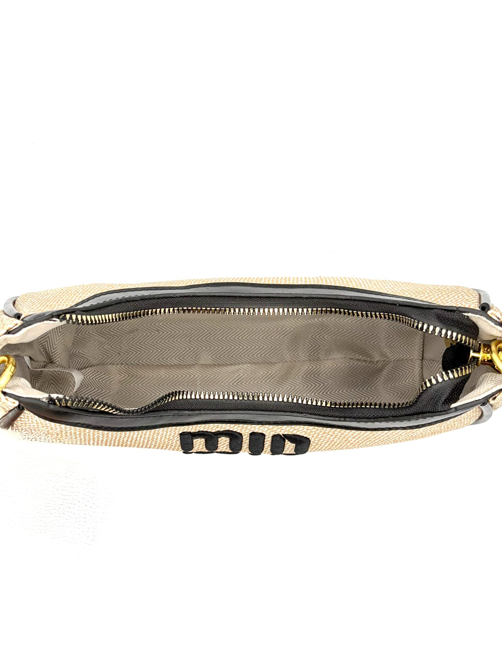 Bolso con bordado en relieve, negro - Imagen 6