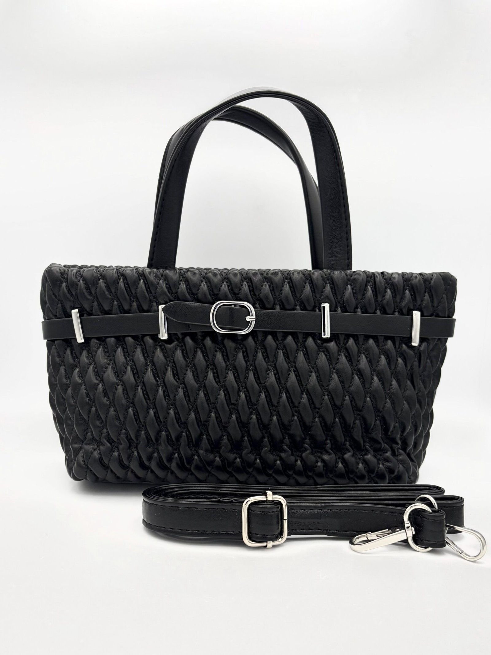 Bolso tote mini negro - Imagen 2