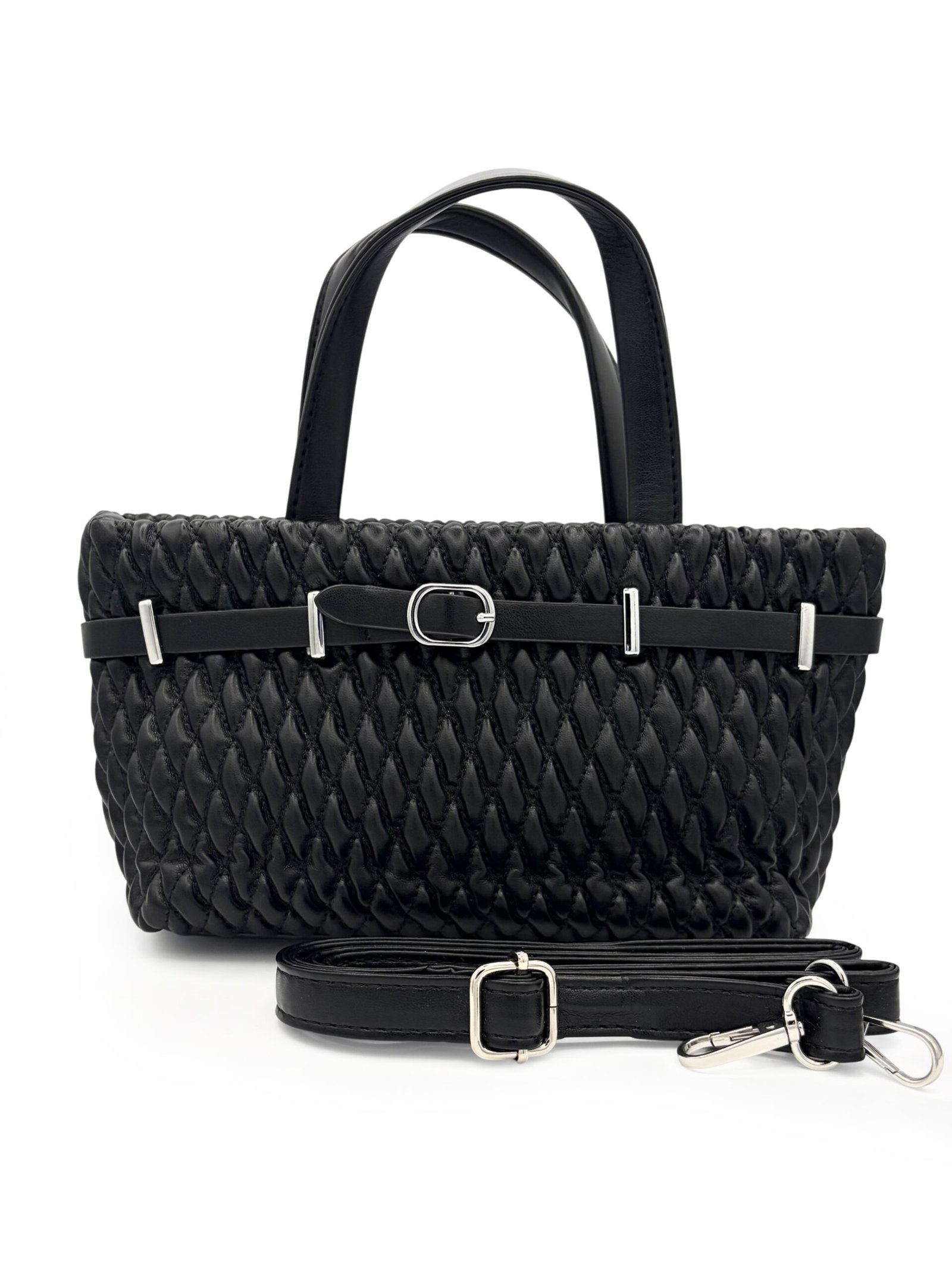 Bolso tote mini negro - Imagen 2