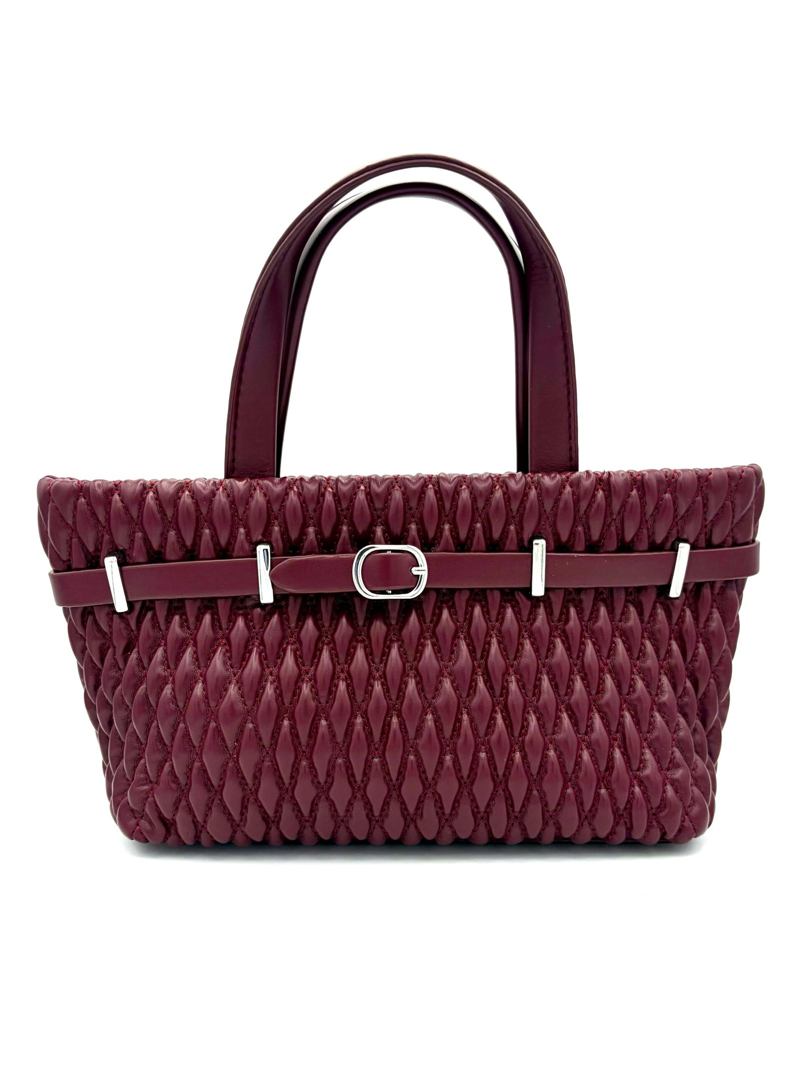 Bolso tote mini vinotinto