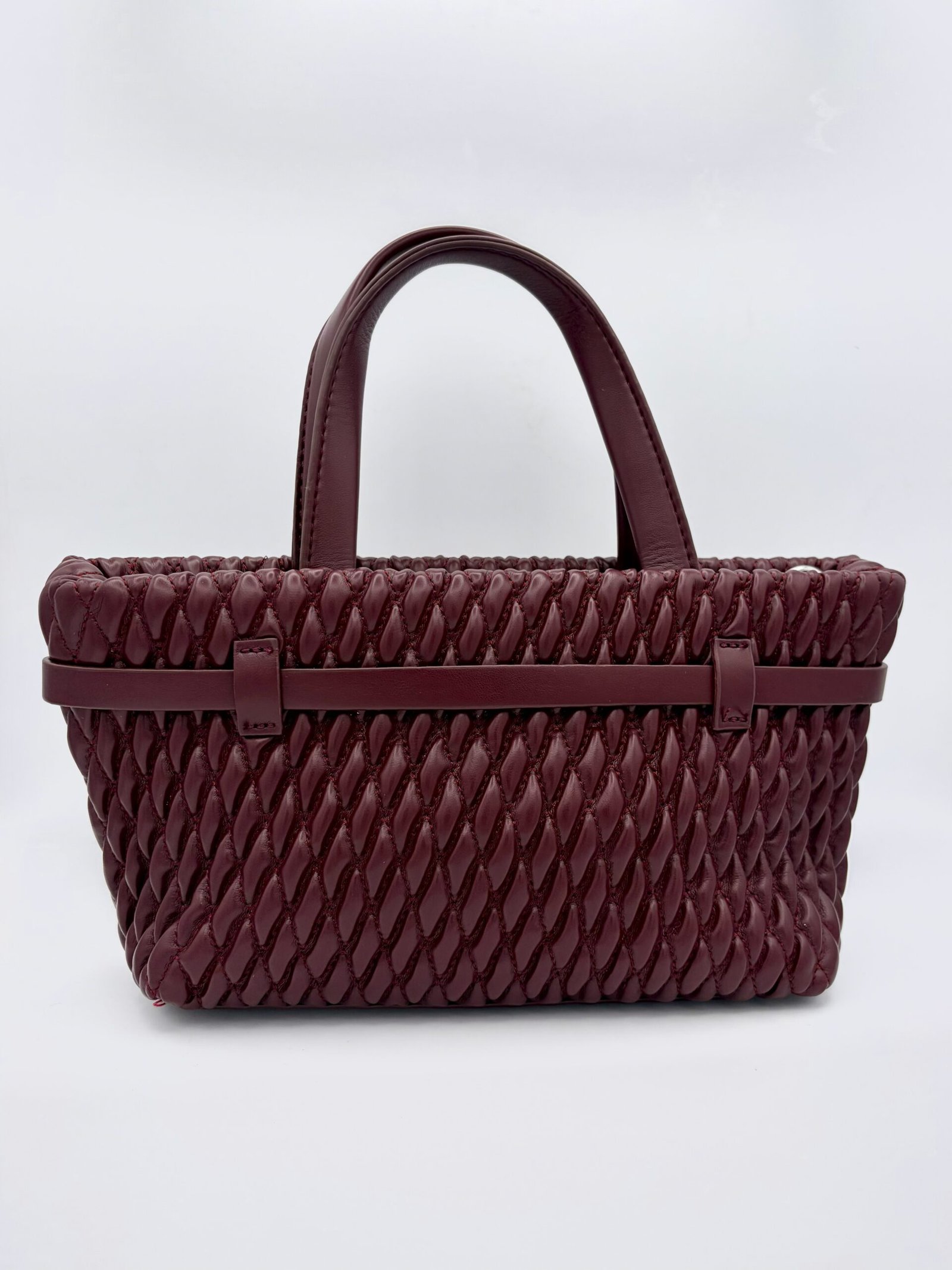 Bolso tote mini vinotinto - Imagen 3