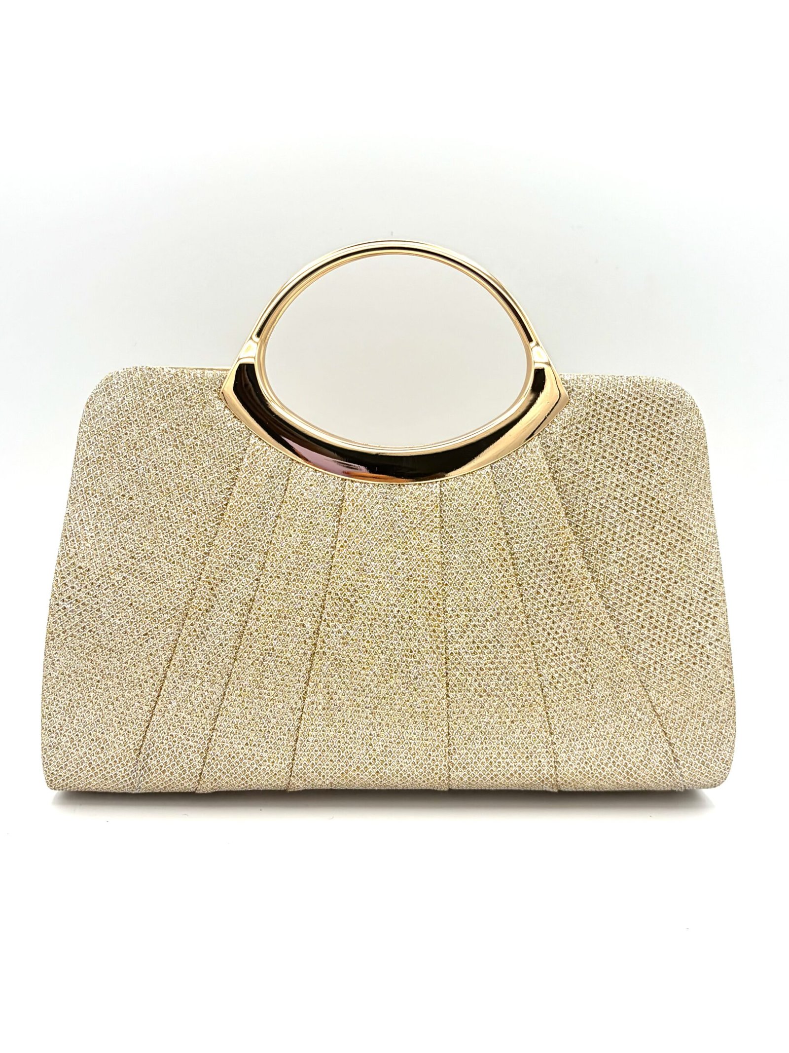 Cartera tipo sobre dorada - Imagen 3