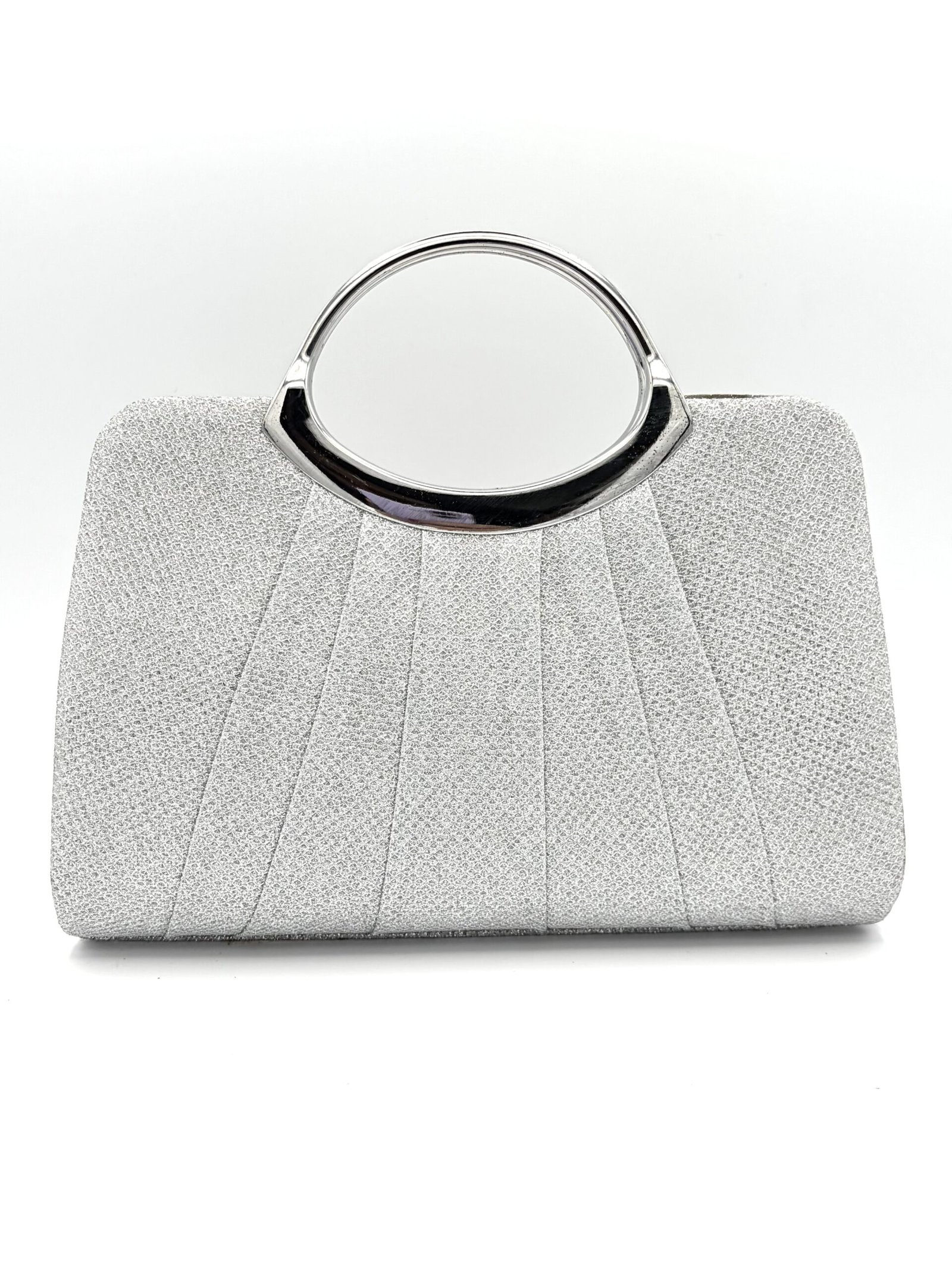 Cartera tipo sobre plateada - Imagen 3