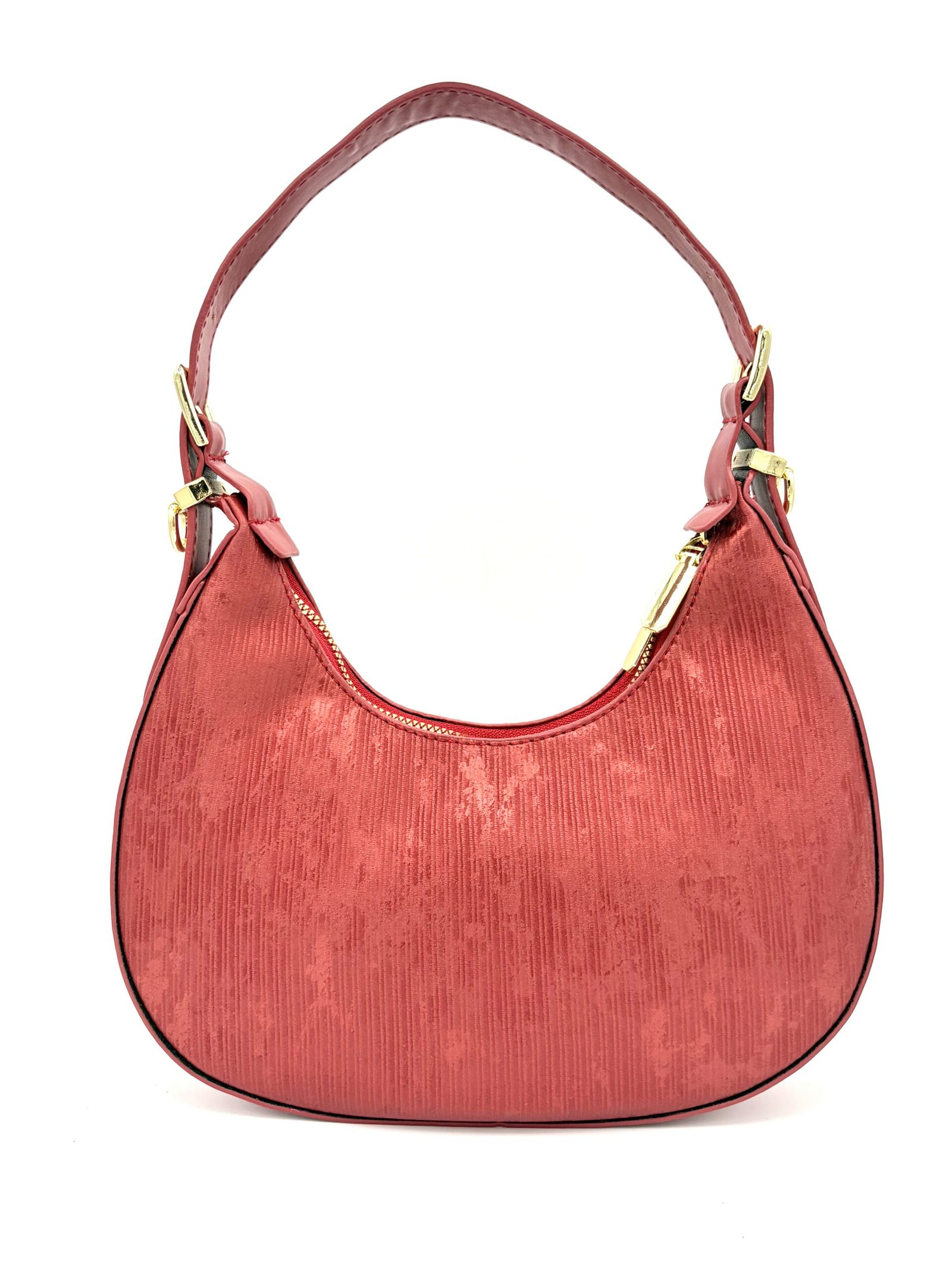 Bolso media luna rojo - Imagen 4