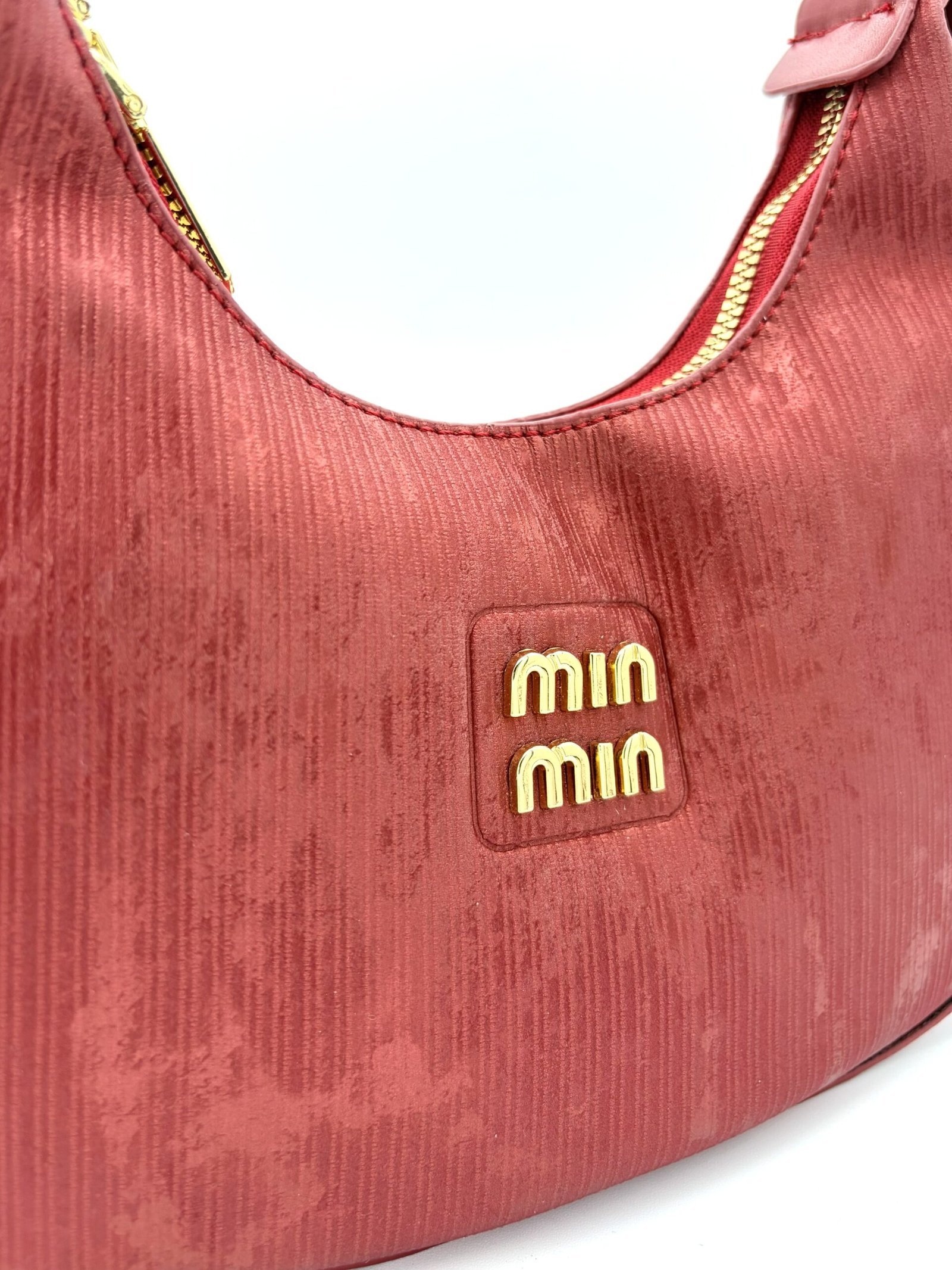 Bolso media luna rojo - Imagen 5