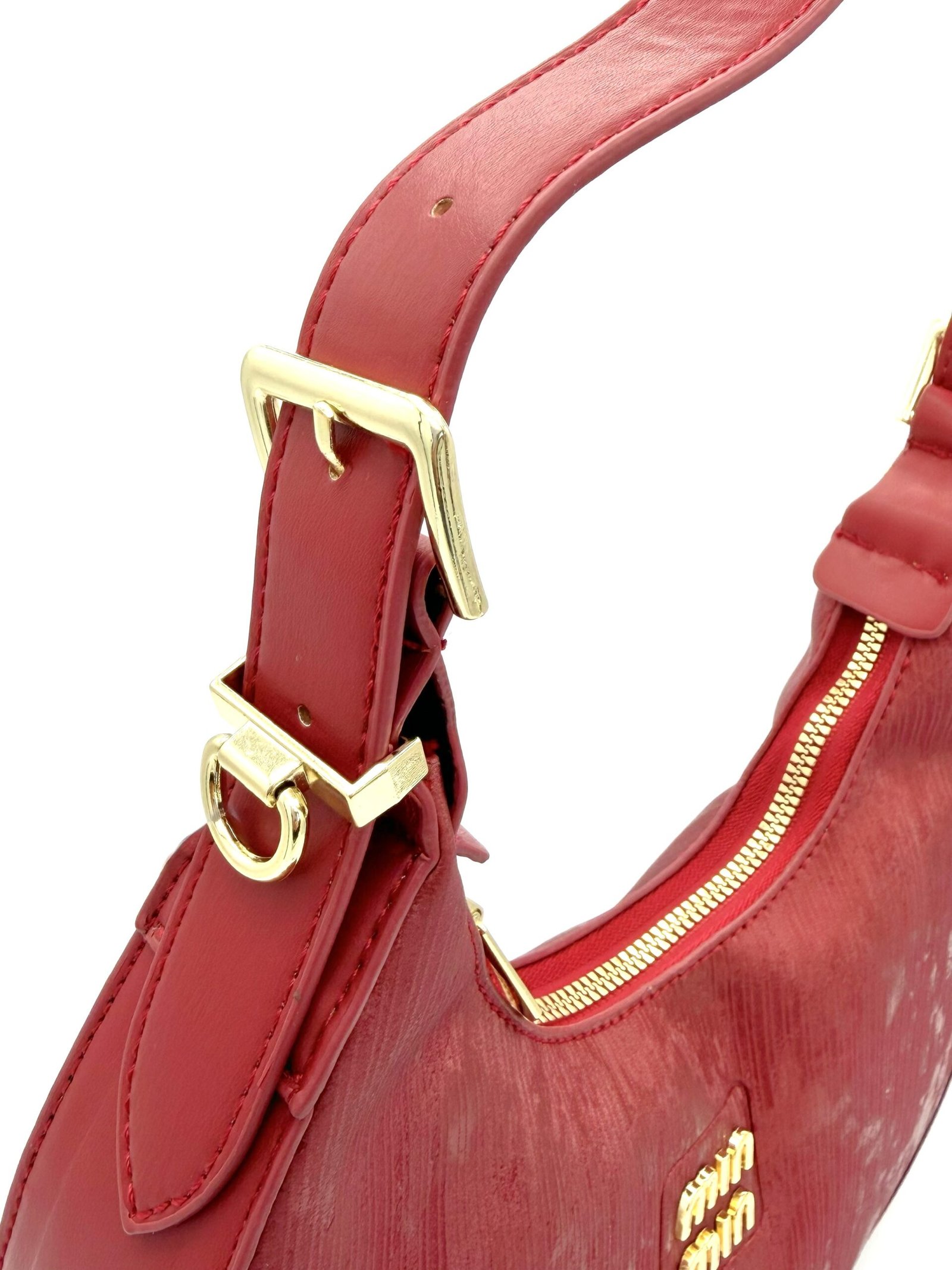Bolso media luna rojo - Imagen 6