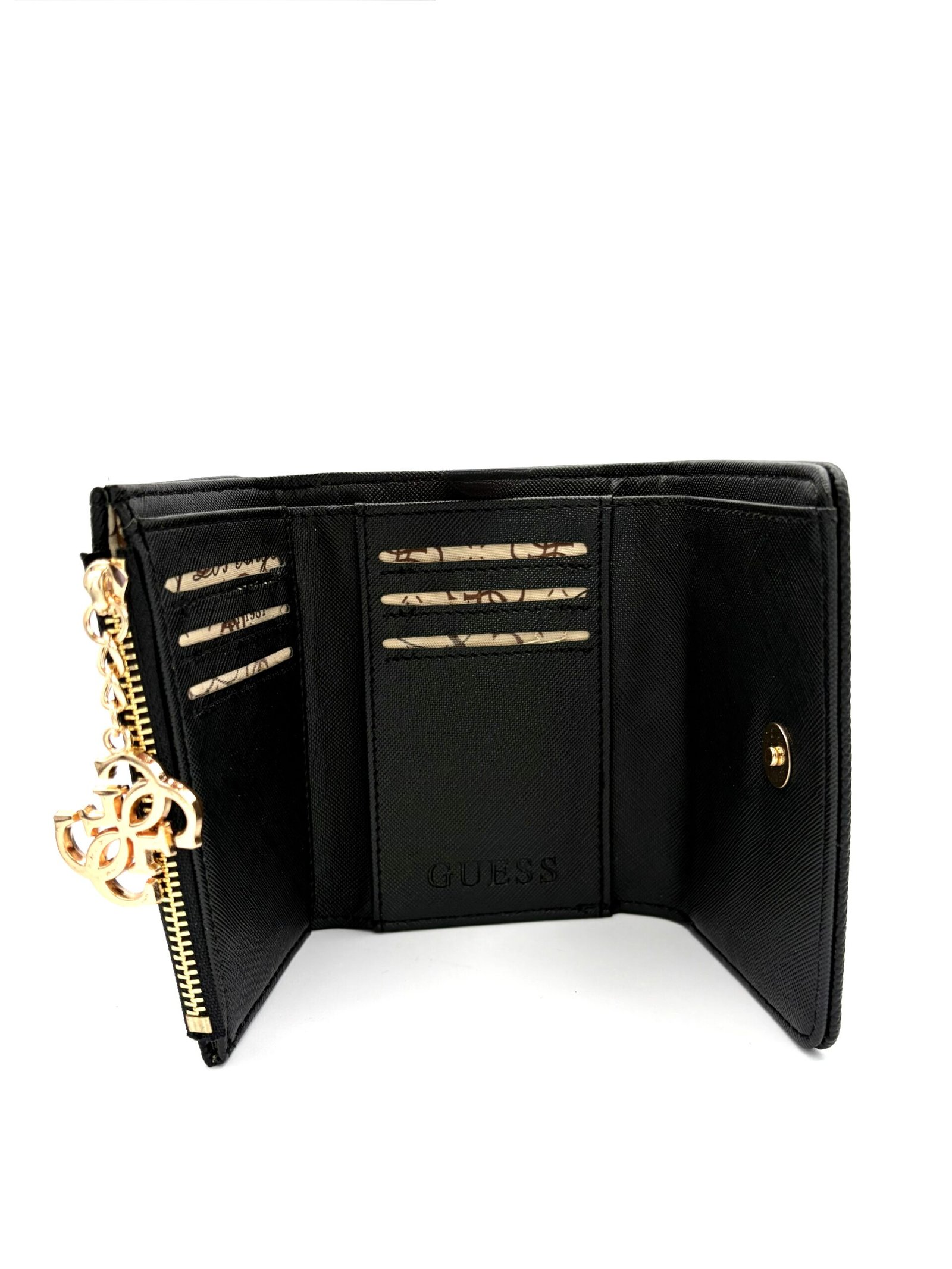 Billetera Guess mediana negra - Imagen 4