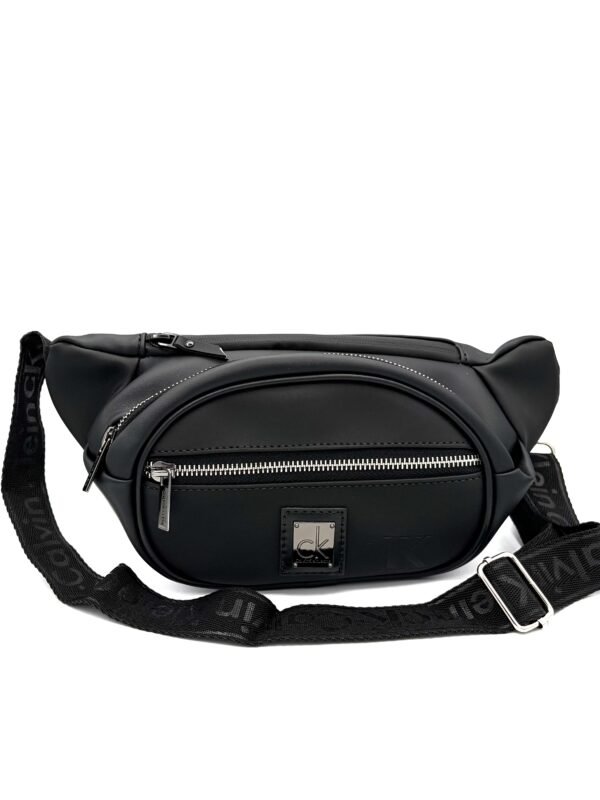 Canguro CK negro liso hombre
