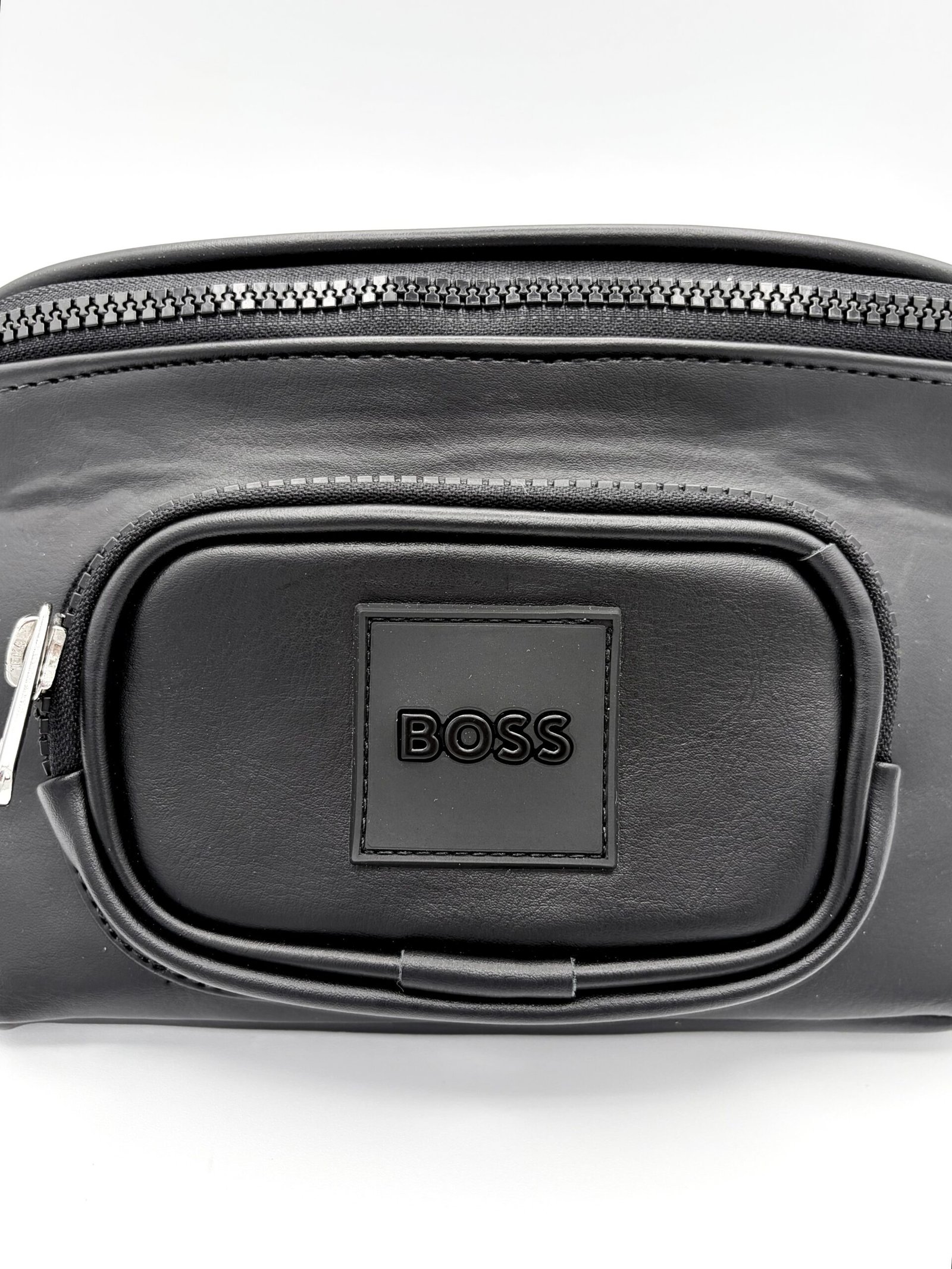 Canguro Boss liso negro hombre - Imagen 5