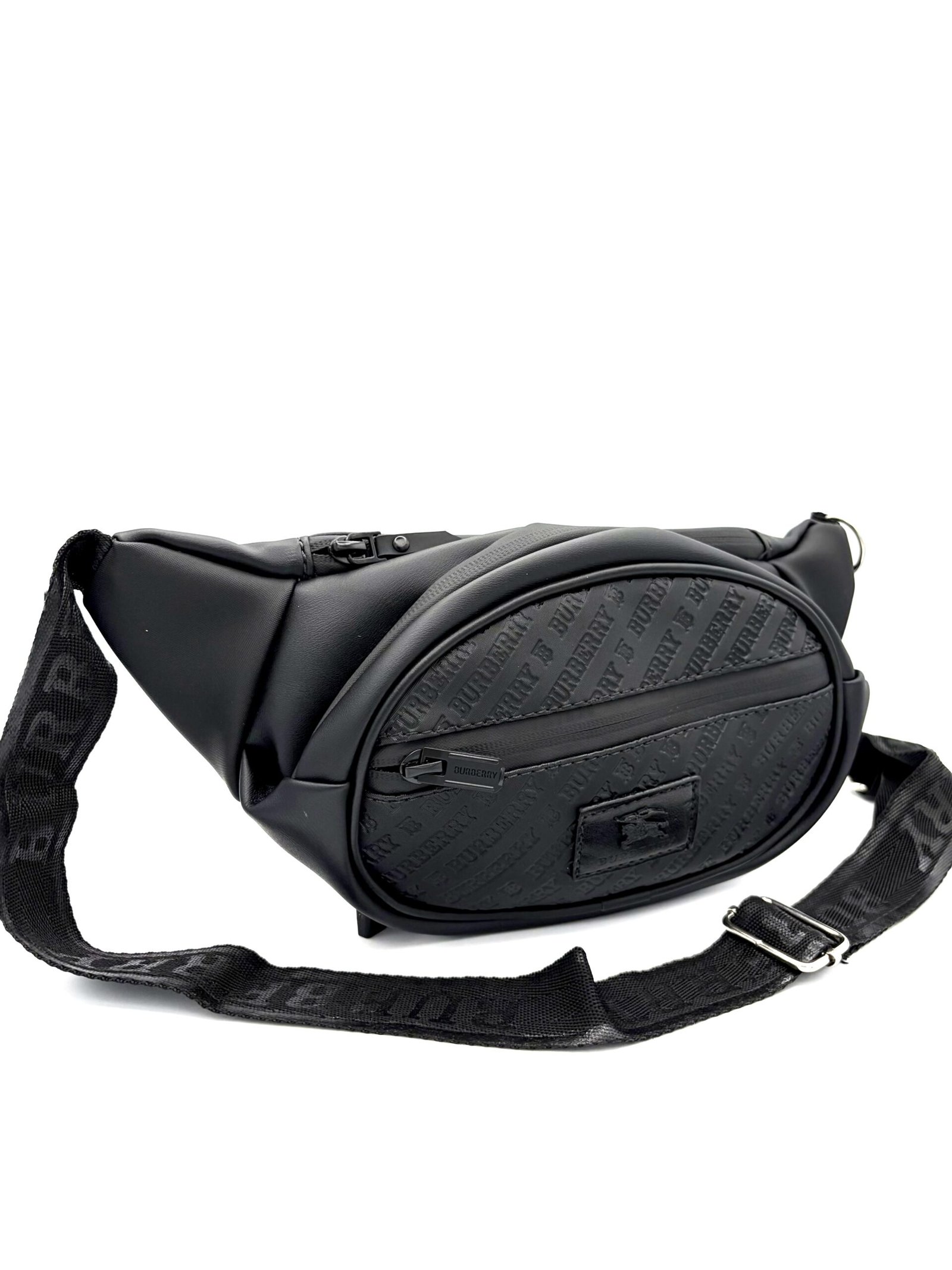 Canguro BB negro texturizado hombre - Imagen 2
