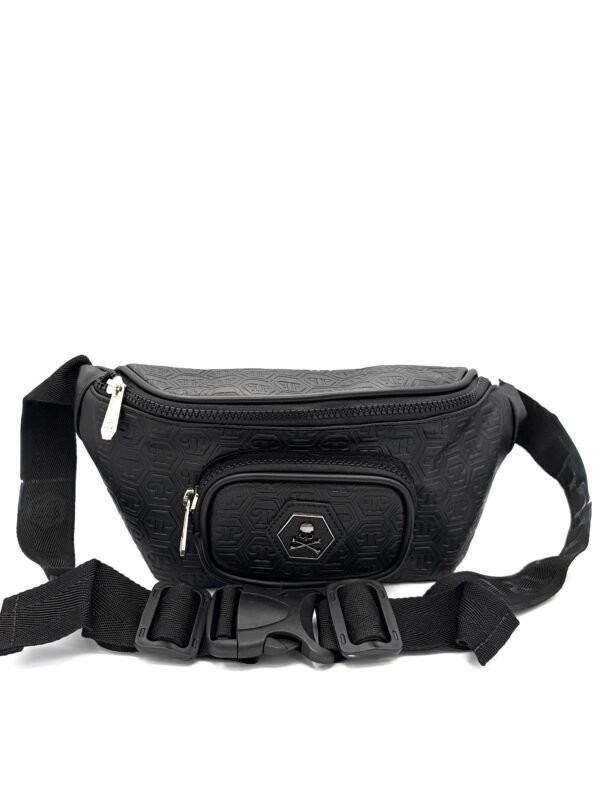 Canguro PP texturizado negro hombre