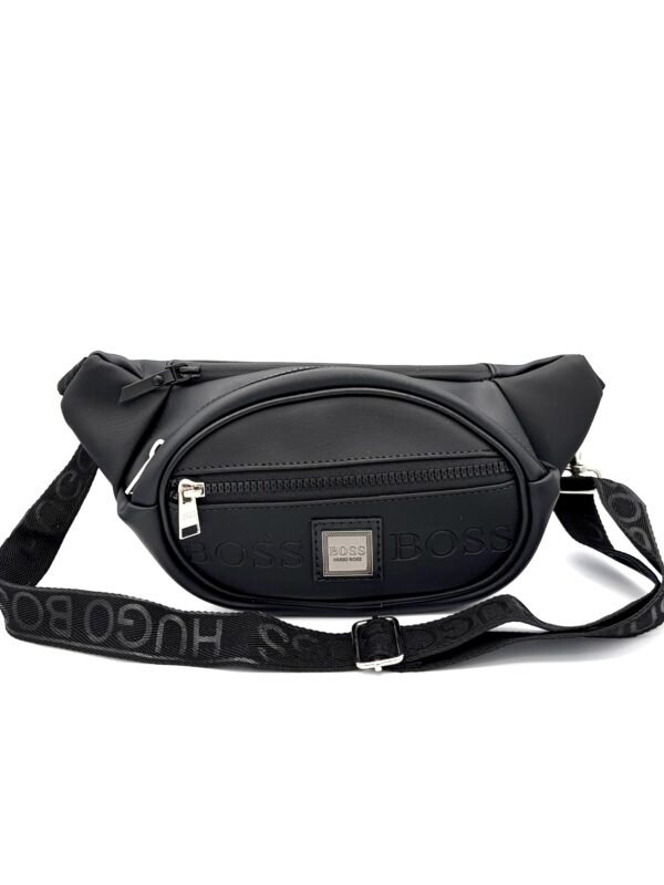 Canguro HB liso negro hombre
