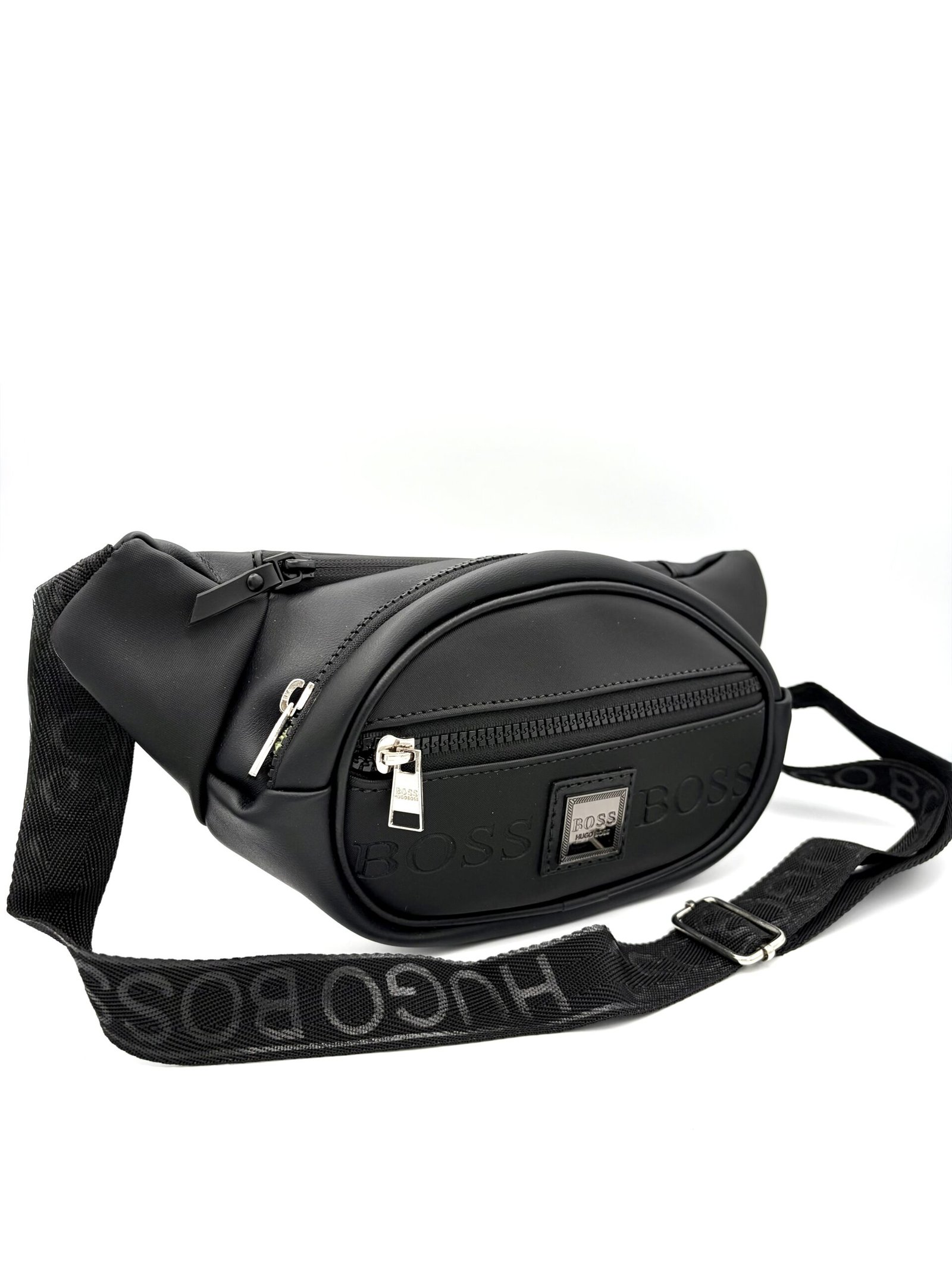 Canguro HB liso negro hombre - Imagen 2
