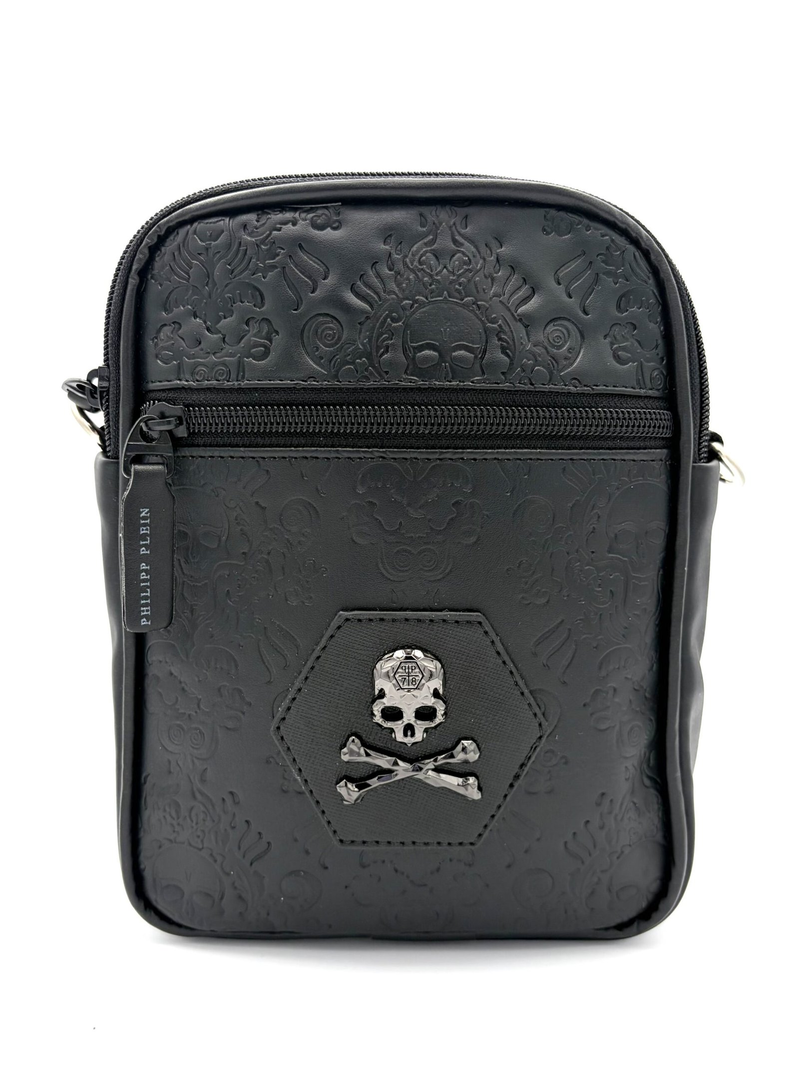 Carriel pequeño PP diseño calavera hombre - Imagen 2