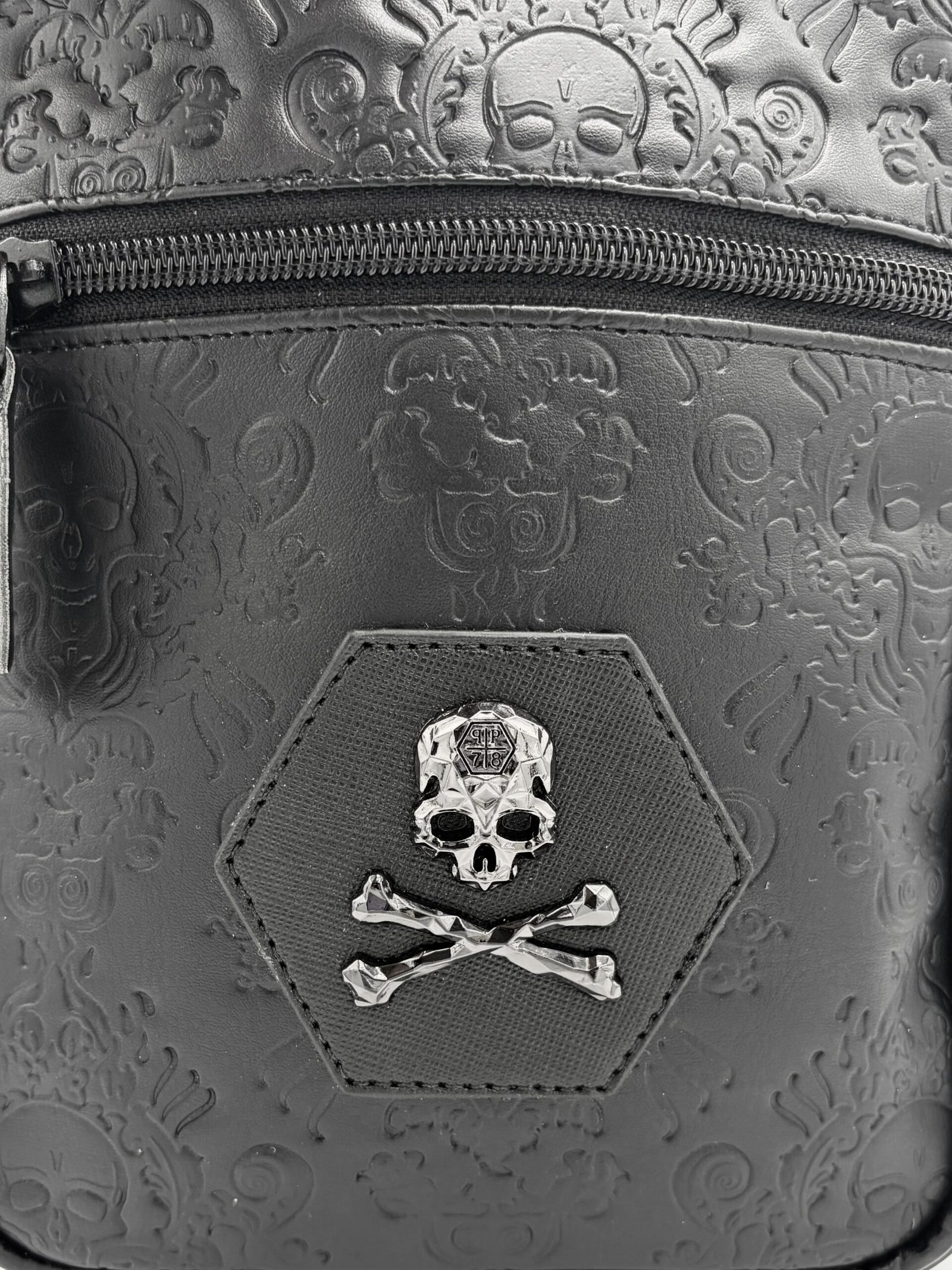 Carriel pequeño PP diseño calavera hombre - Imagen 5