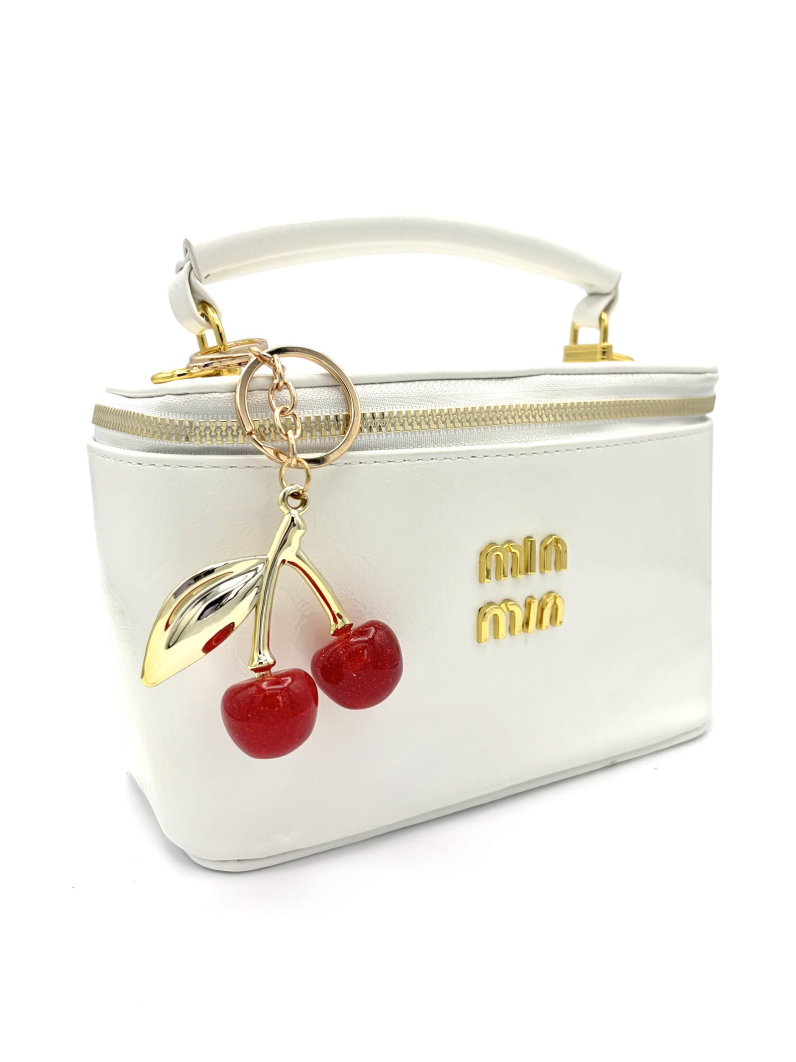 Bolso estilo cofre blanco - Imagen 3