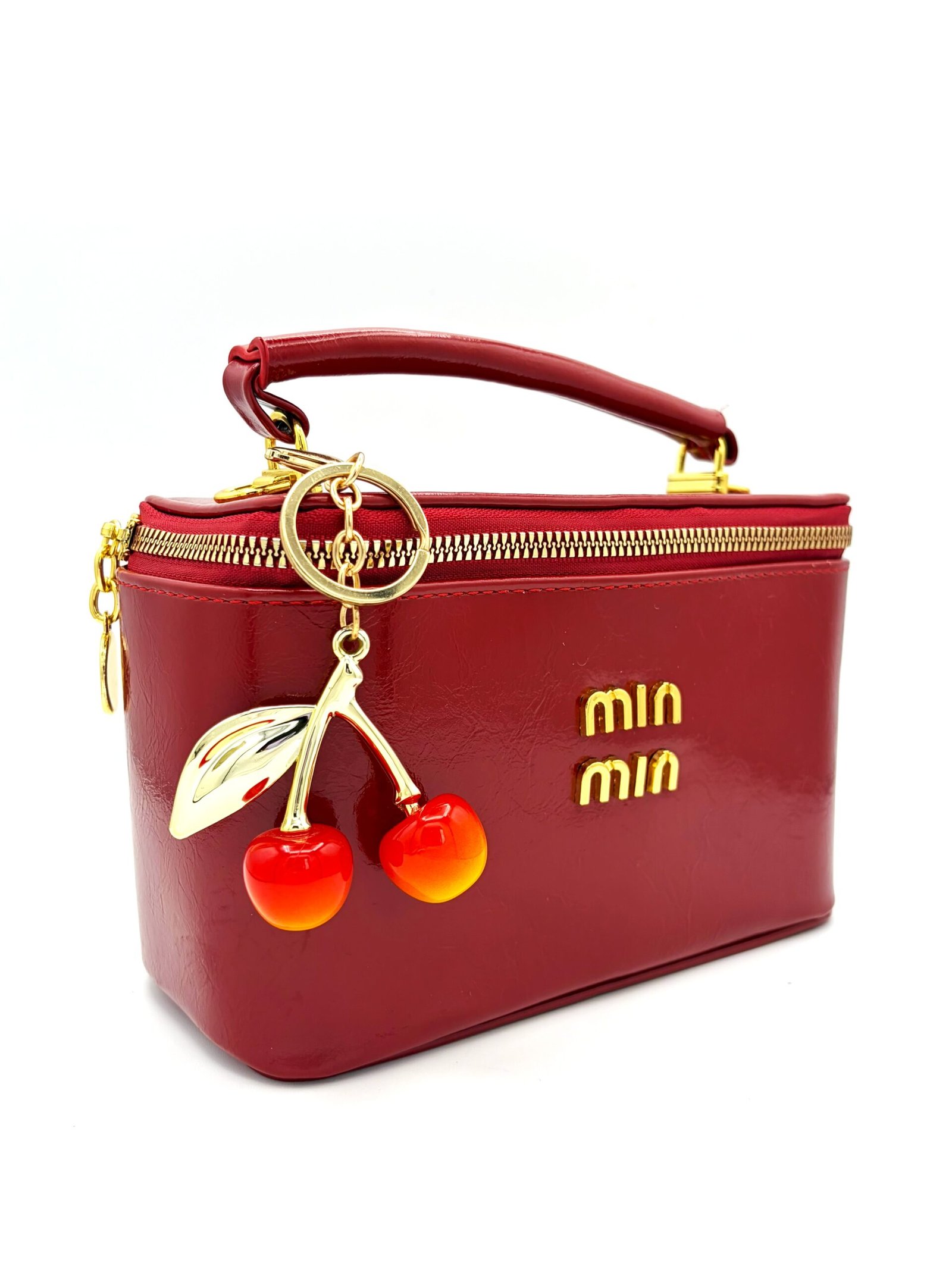 Bolso estilo cofre rojo - Imagen 3