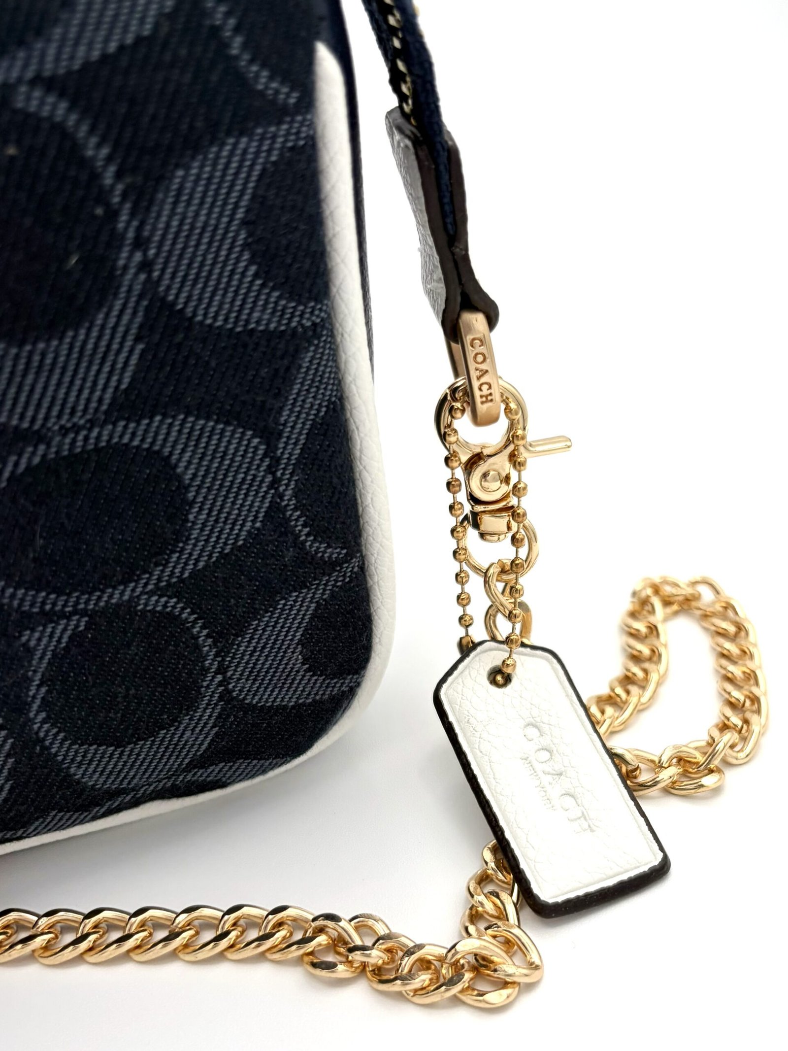 Bolso Coach 1.1 azul jean - Imagen 6