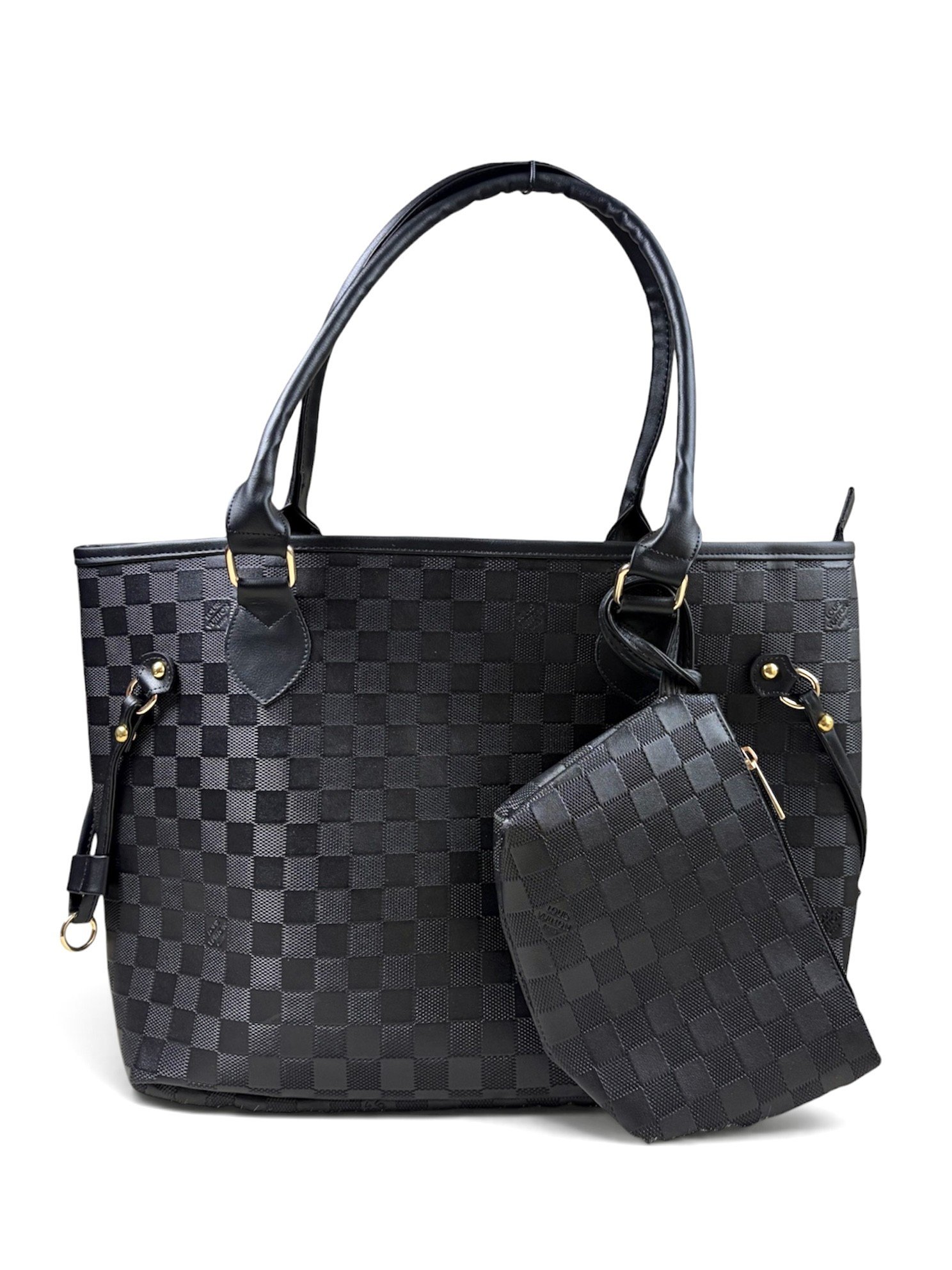 Bolso tote grande negro - Imagen 2