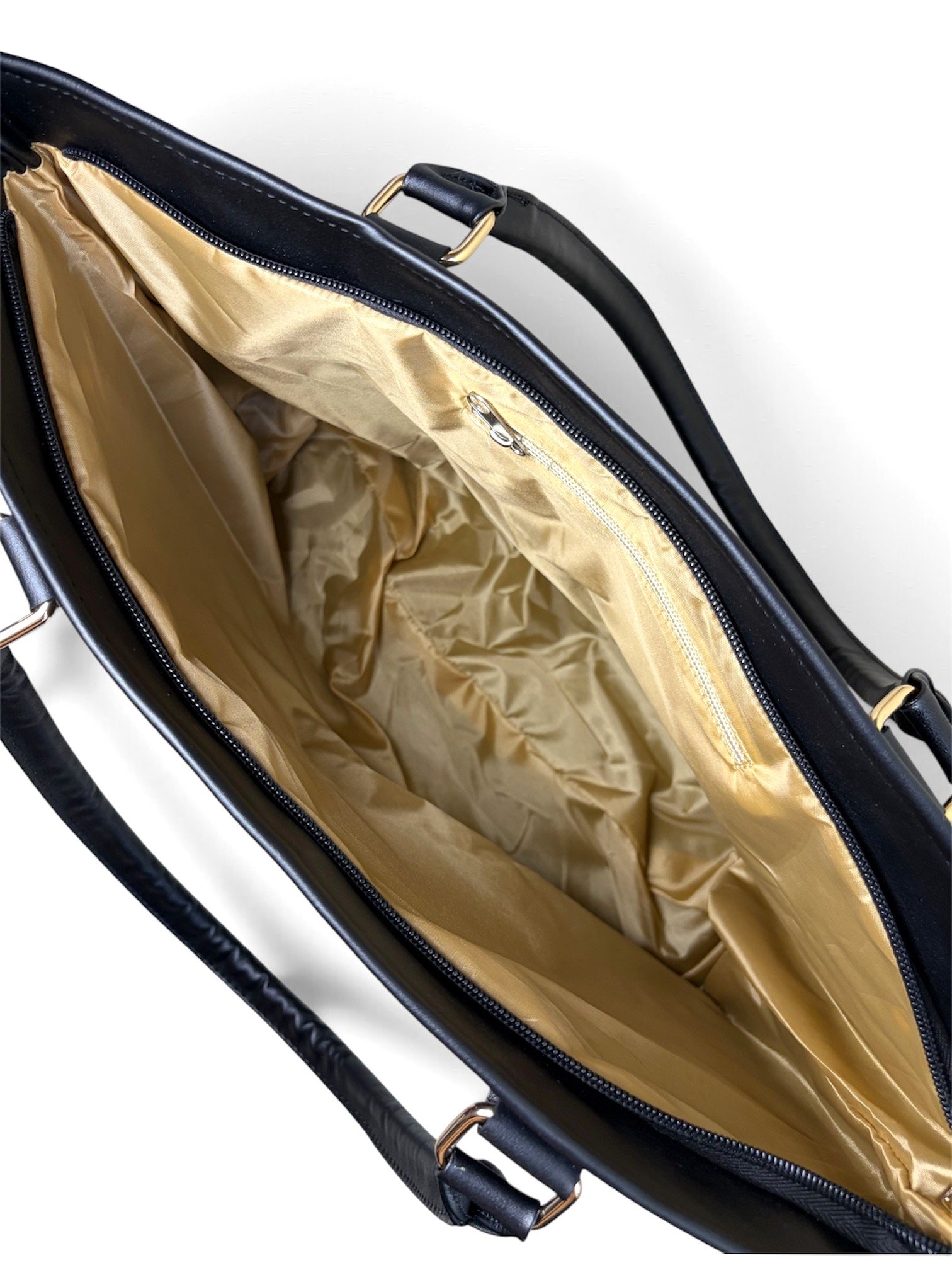 Bolso tote grande negro - Imagen 4