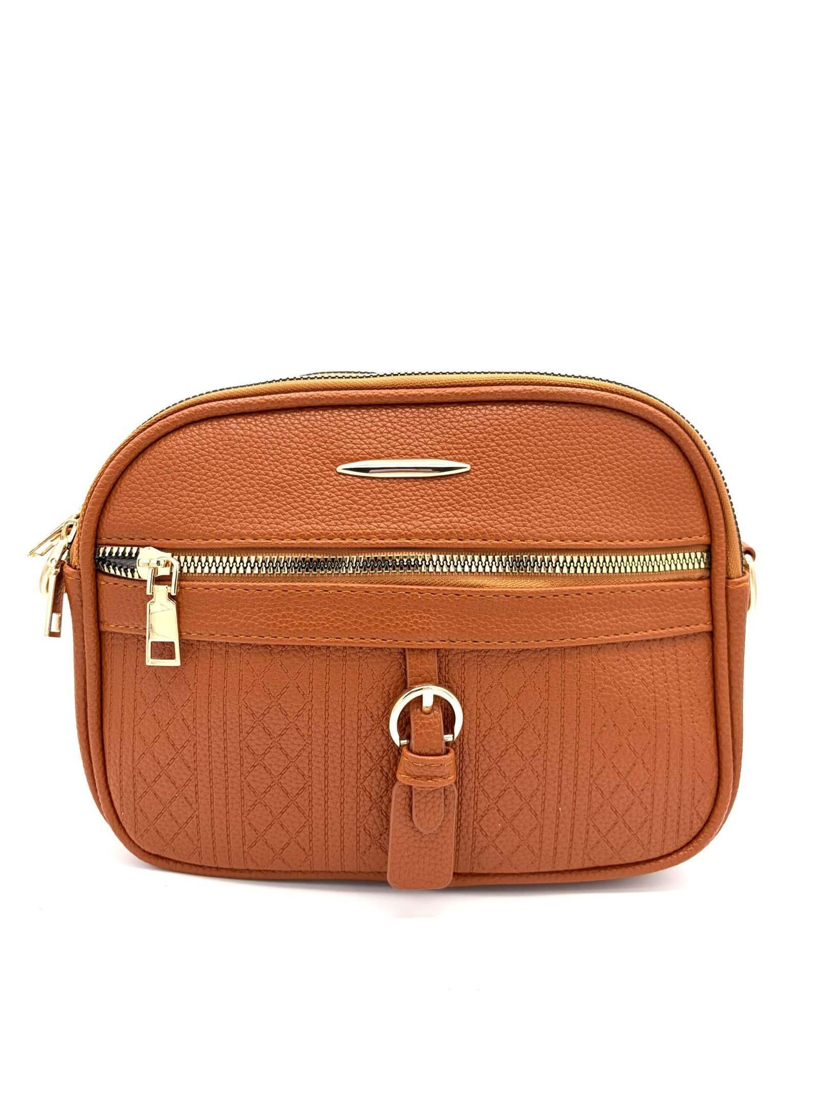 Bolso estilo carriel mujer mostaza