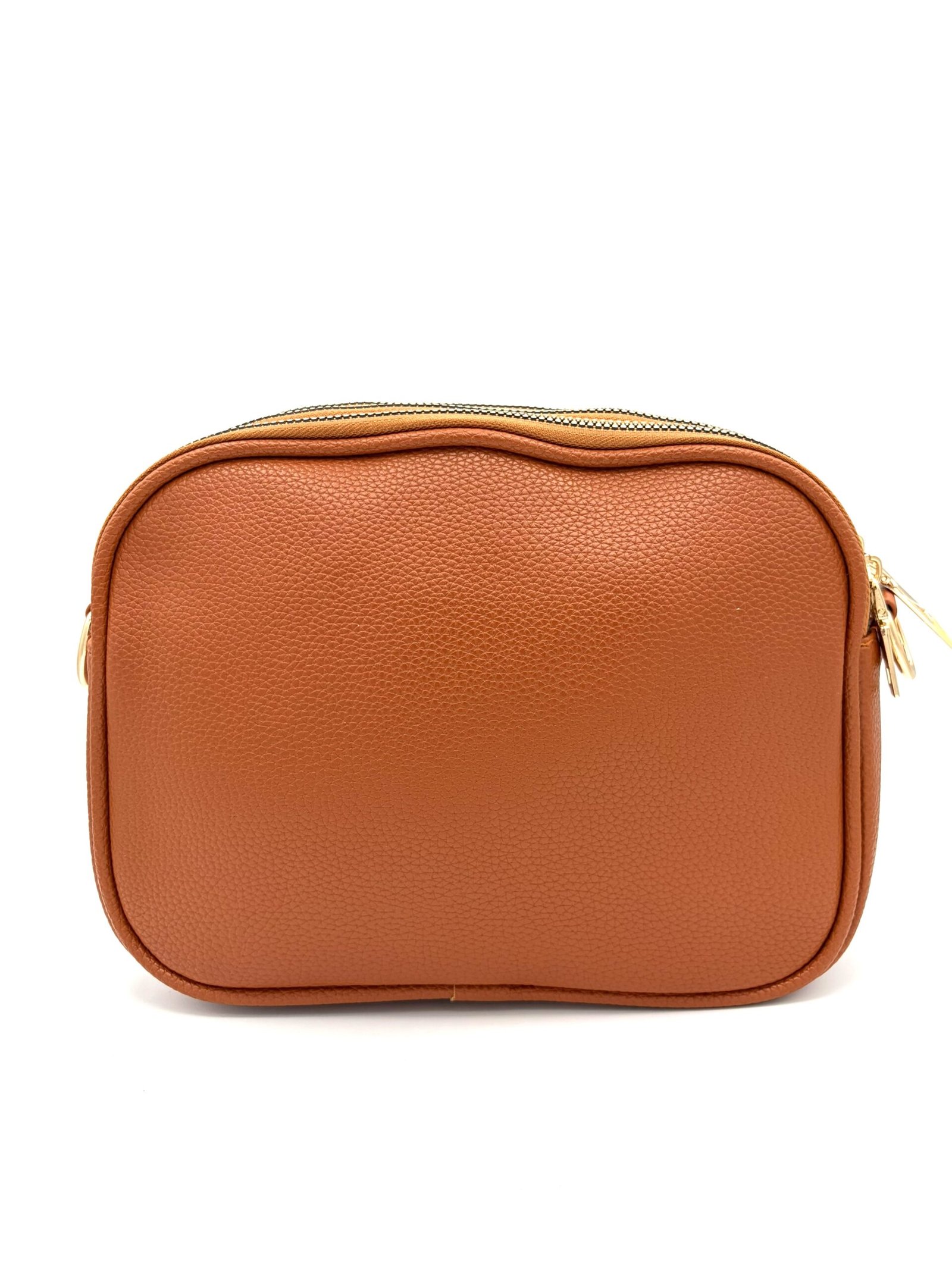 Bolso estilo carriel mujer mostaza - Imagen 4