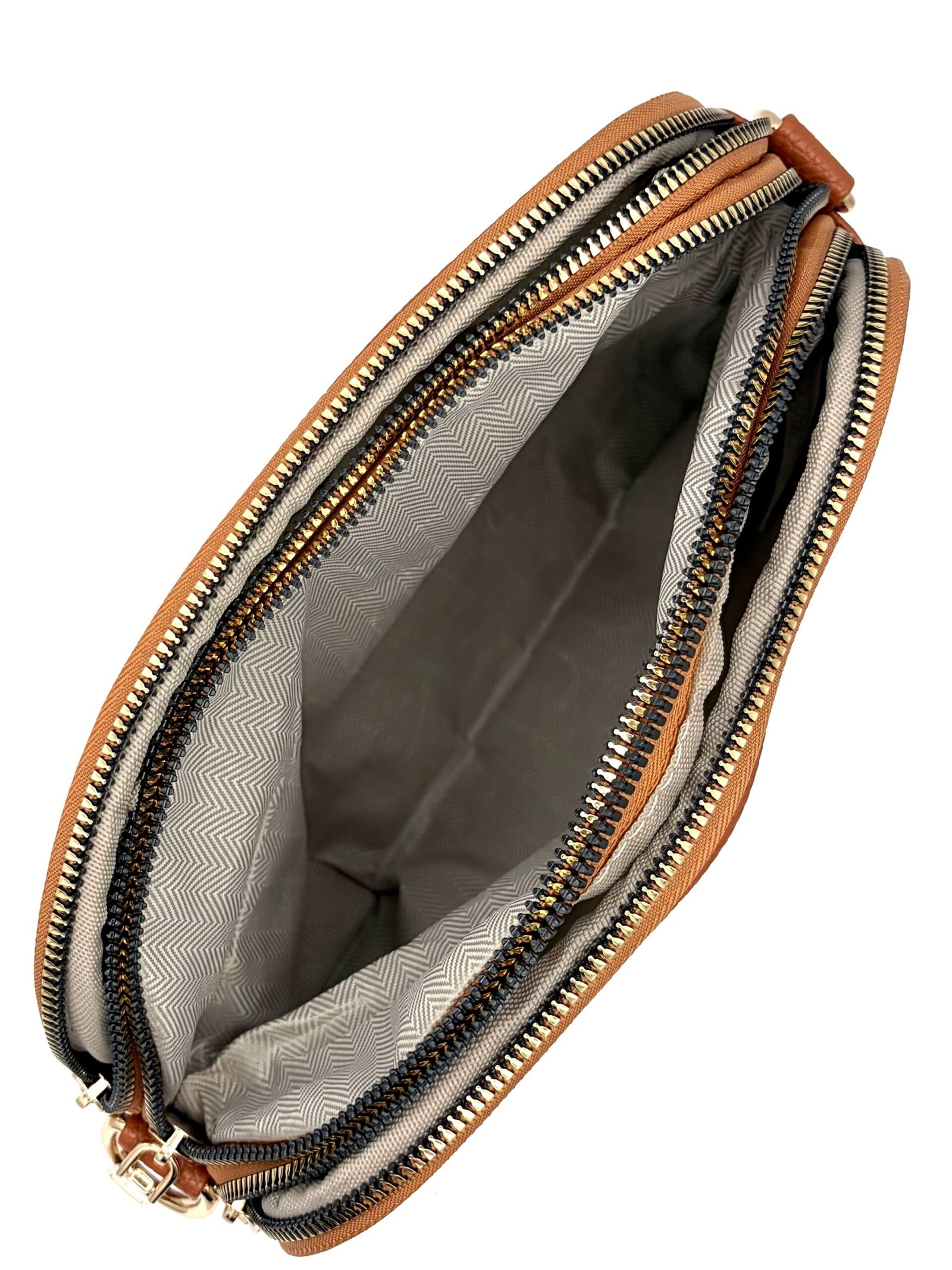 Bolso estilo carriel mujer mostaza - Imagen 6