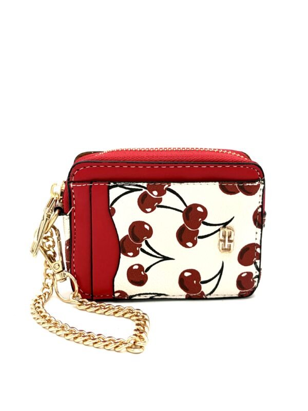 Monedero cereza rojo mujer
