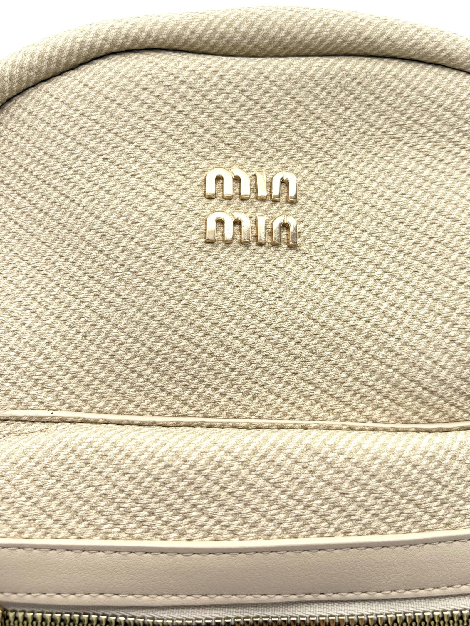Morral texturizado beige mujer - Imagen 4